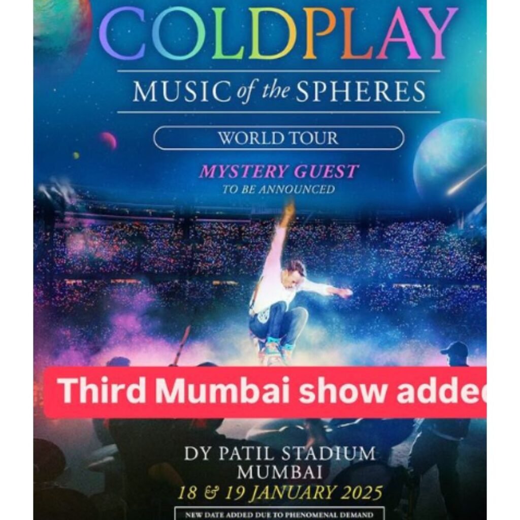 coldplay concert Mumbai